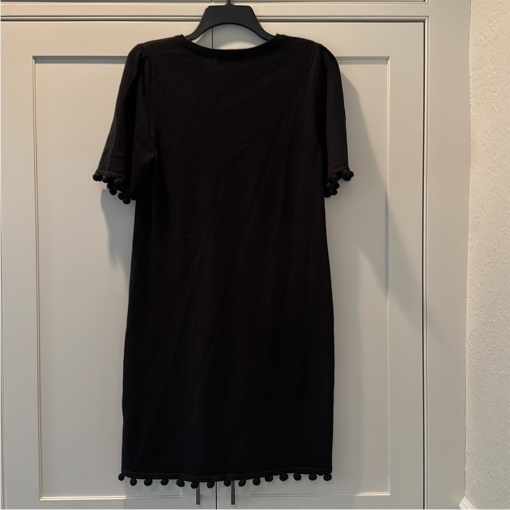Banana Republic Sheath Sweater Dress with Pom Pom Trim